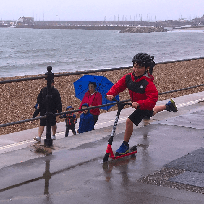 Rainy Day in Lyme Regis